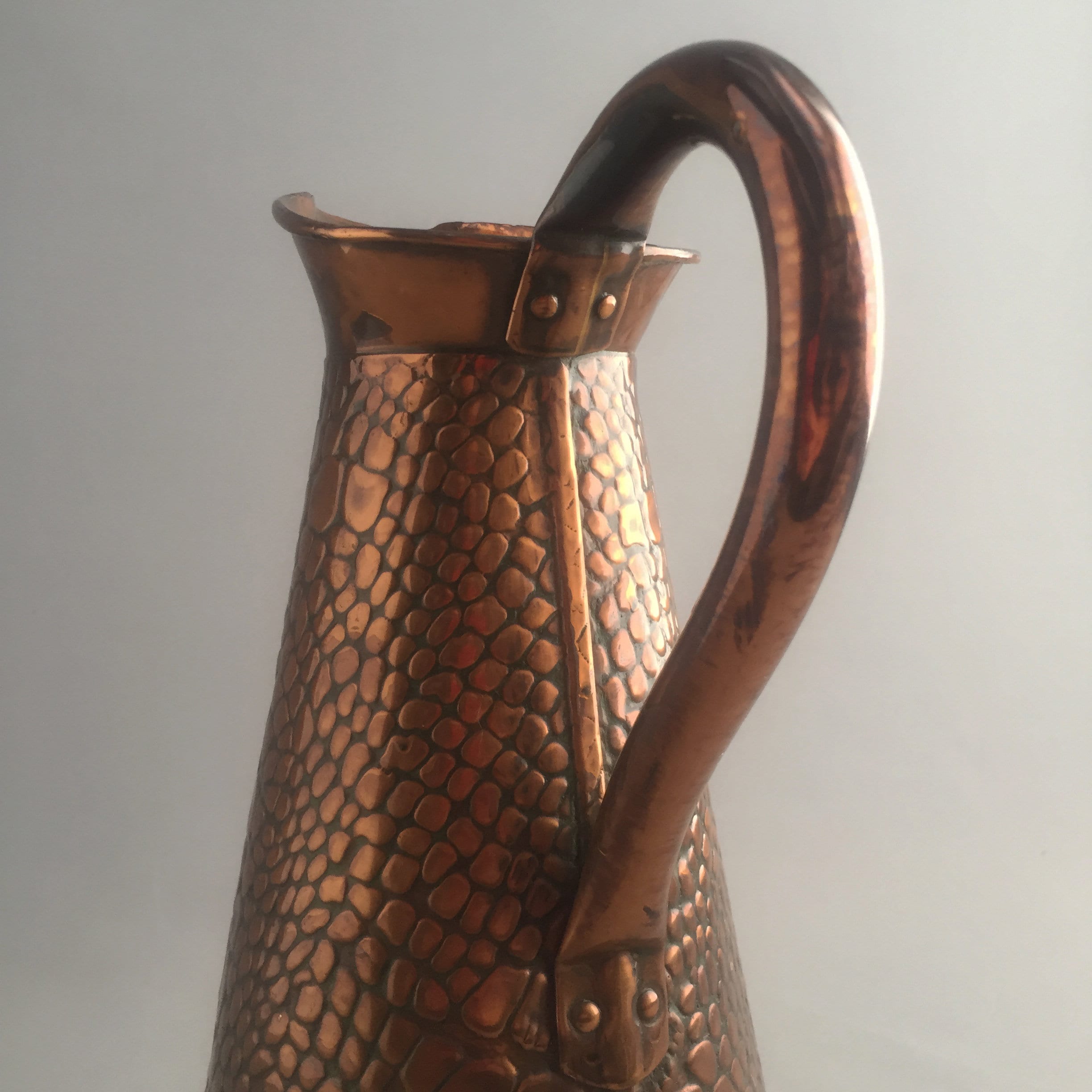 Antique copper water jug