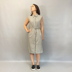 Aquascutum cotton shirt dress uk size 10/ small 12