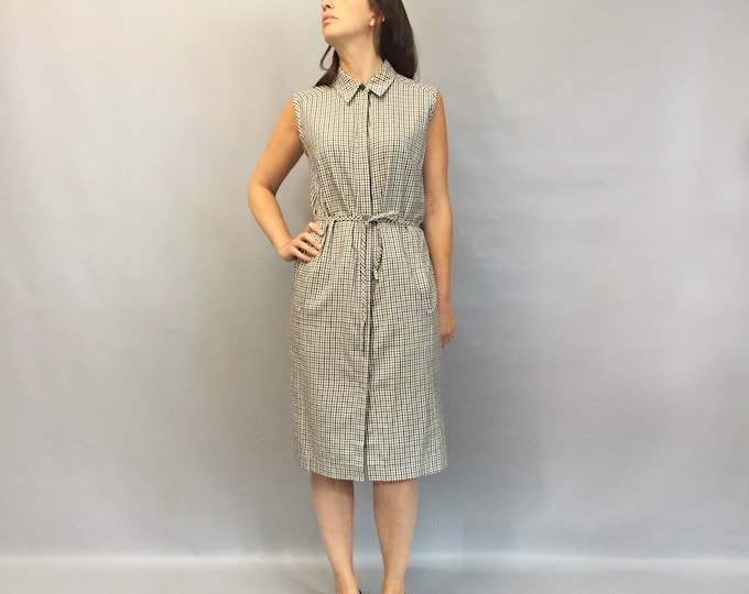 Aquascutum cotton shirt dress uk size 10/ small 12