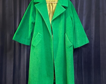 Lilli Ann Wool Mohair Swing Coat 1960s
