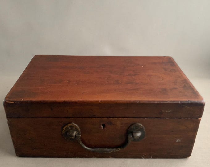 Victorian wooden box