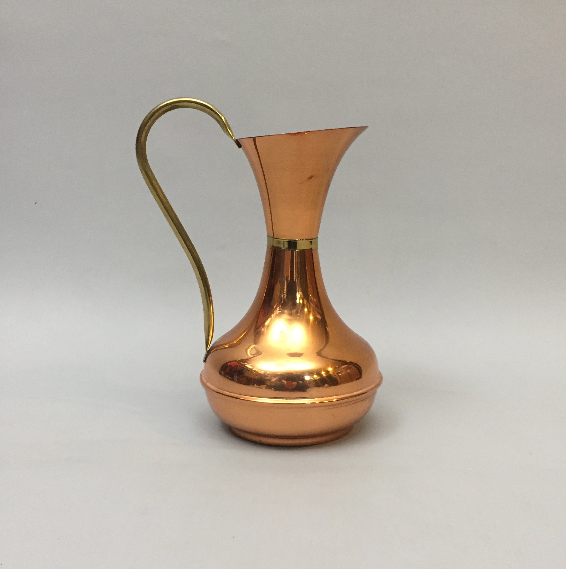 copper pitcher jug vase