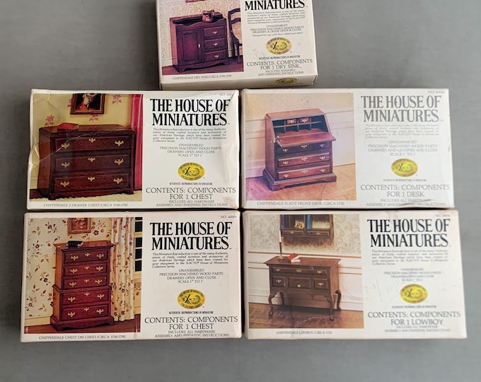 the house of Miniatures chippendale furniture kits