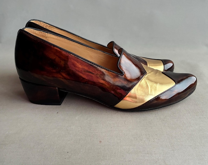 Tracey Neuls lightning bolt tortoiseshell court shoe
