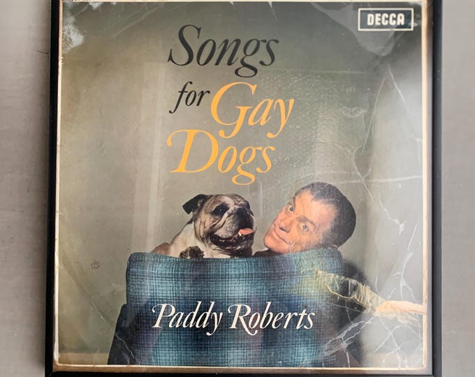 Songs for gay dogs framed vintage vinyl
