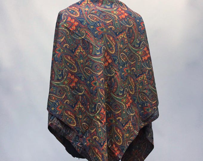 Large Paisley wrap shawl