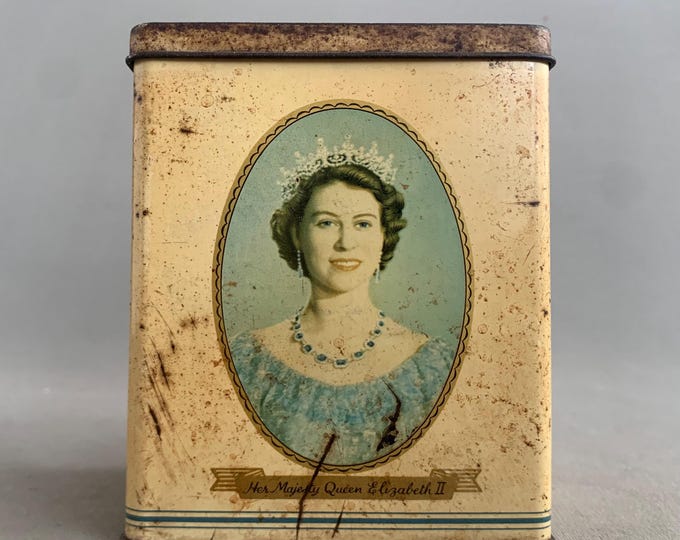 Coronation of Queen Elizabeth II Caddy tin