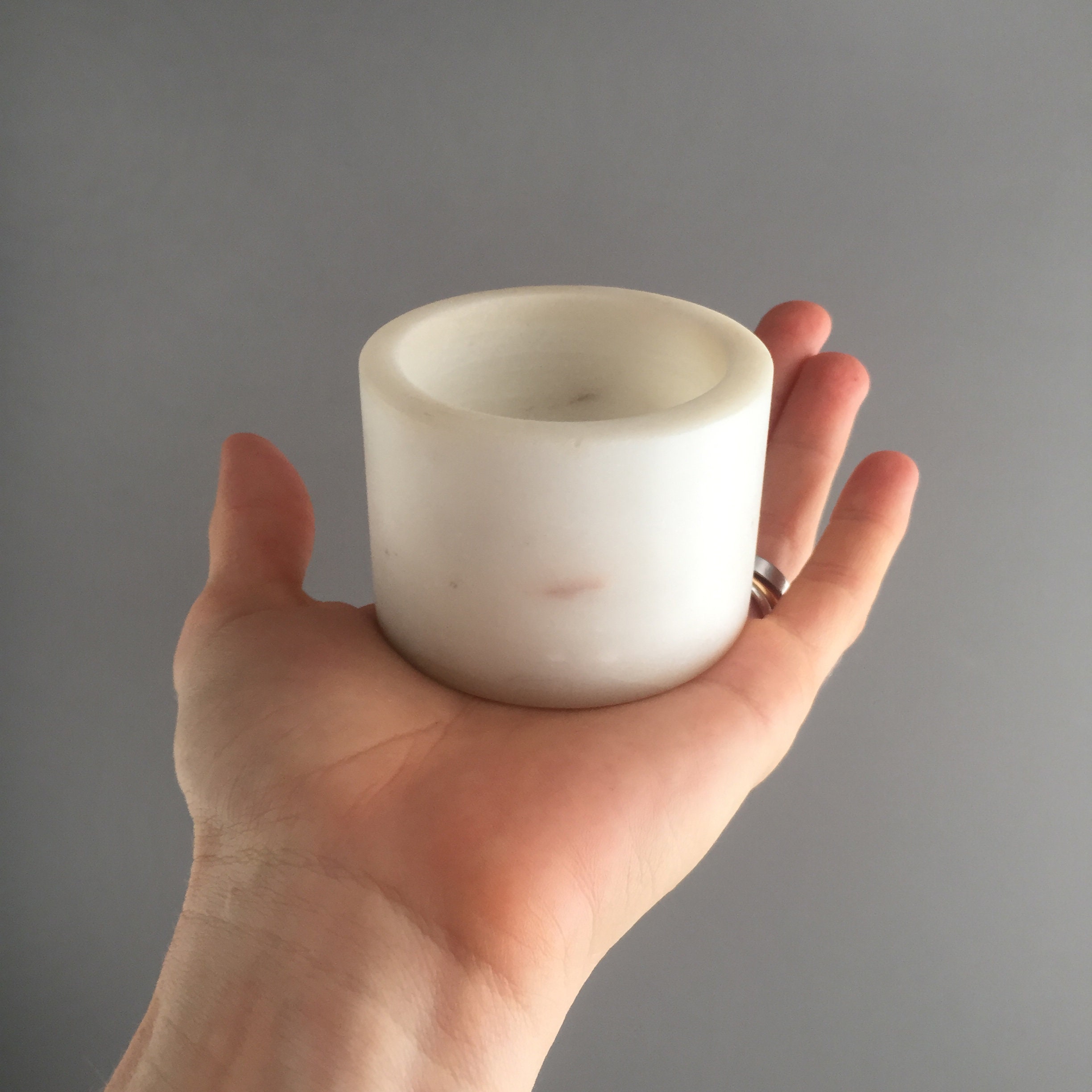 marble salt and pepper bowls