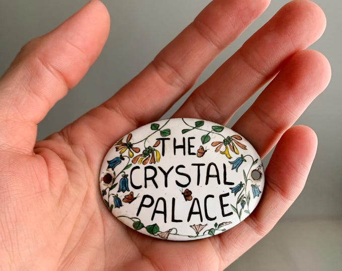 decorative enamel Crystal Palace sign