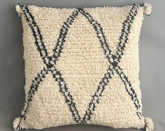 Beni Ourain wool cushion