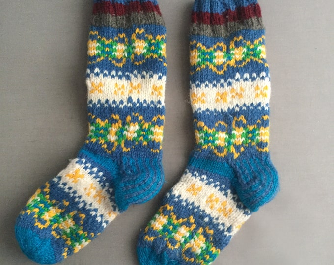 chunky wool socks