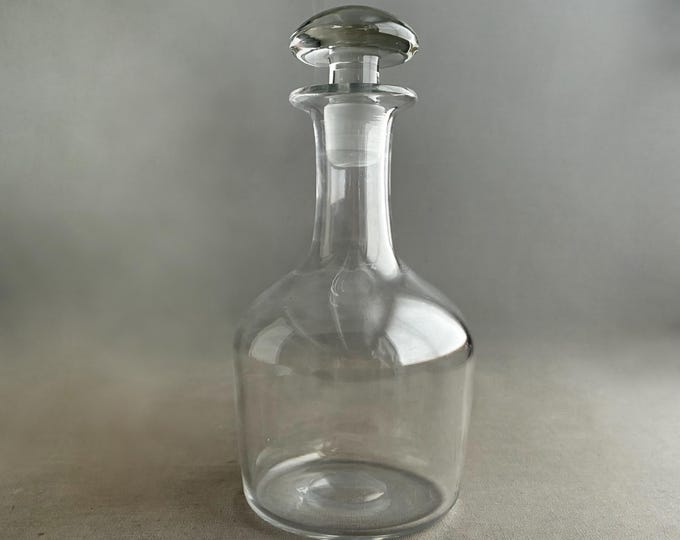 Modernist studio glass decanter