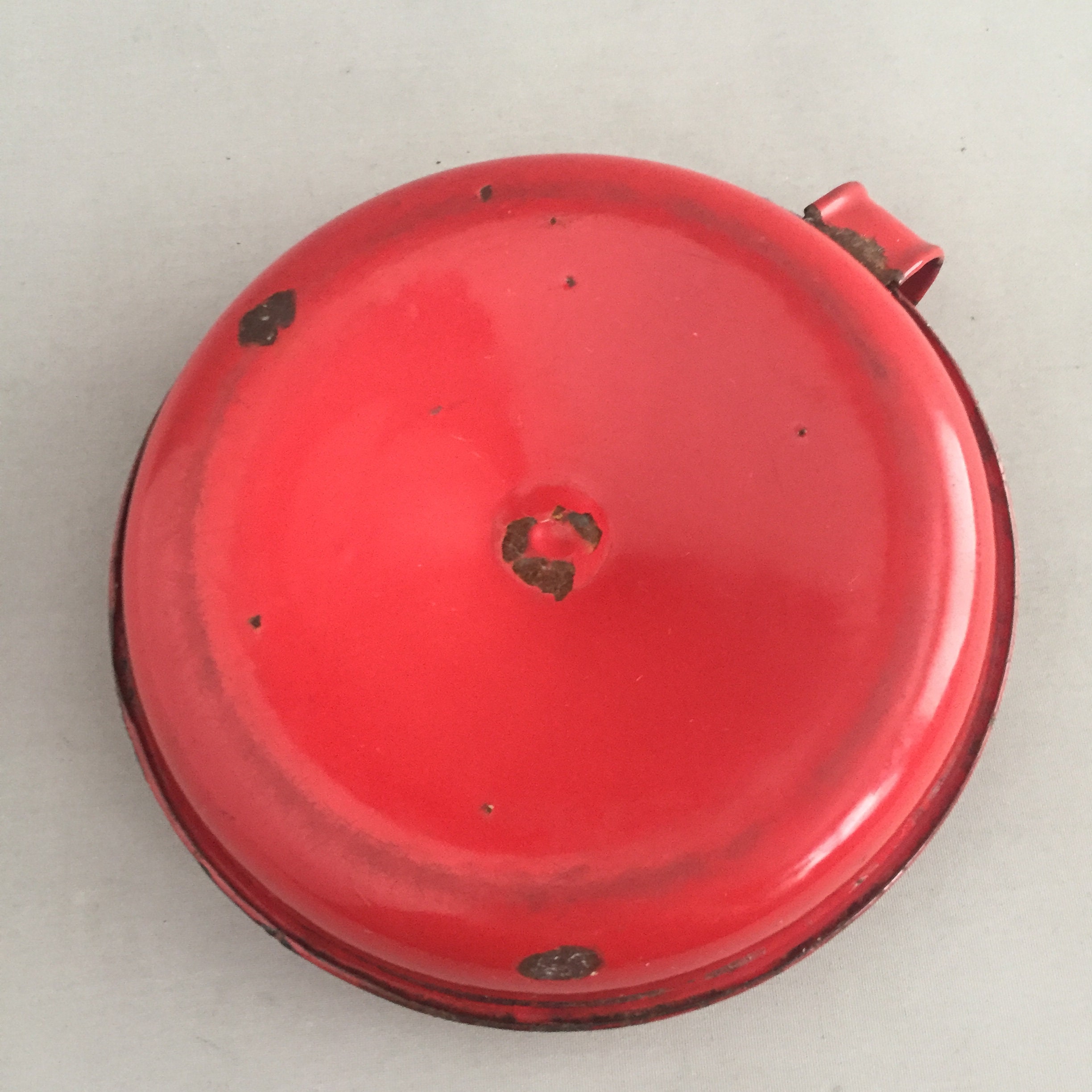 Vintage enamel candle holder