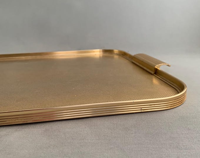 Large Gold colour Kaymet Anodised aluminium tray