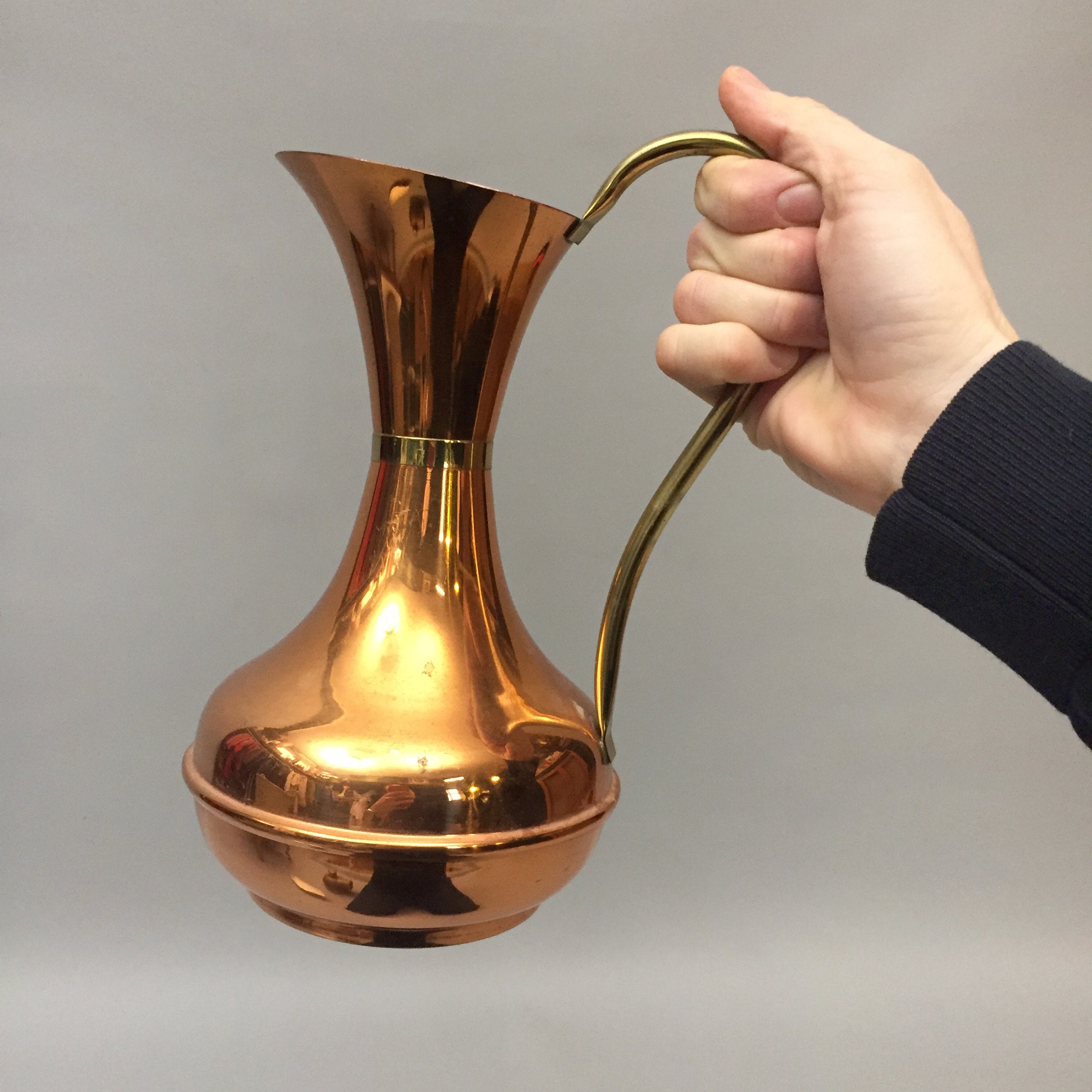 copper pitcher jug vase