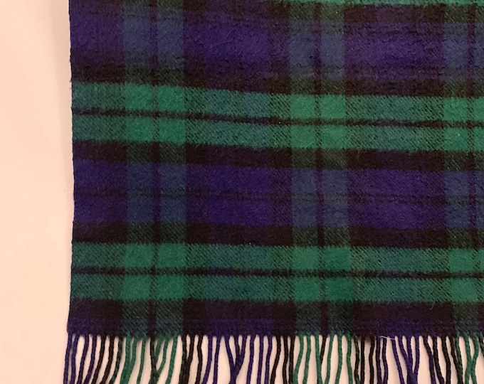 pure wool scotish blanket