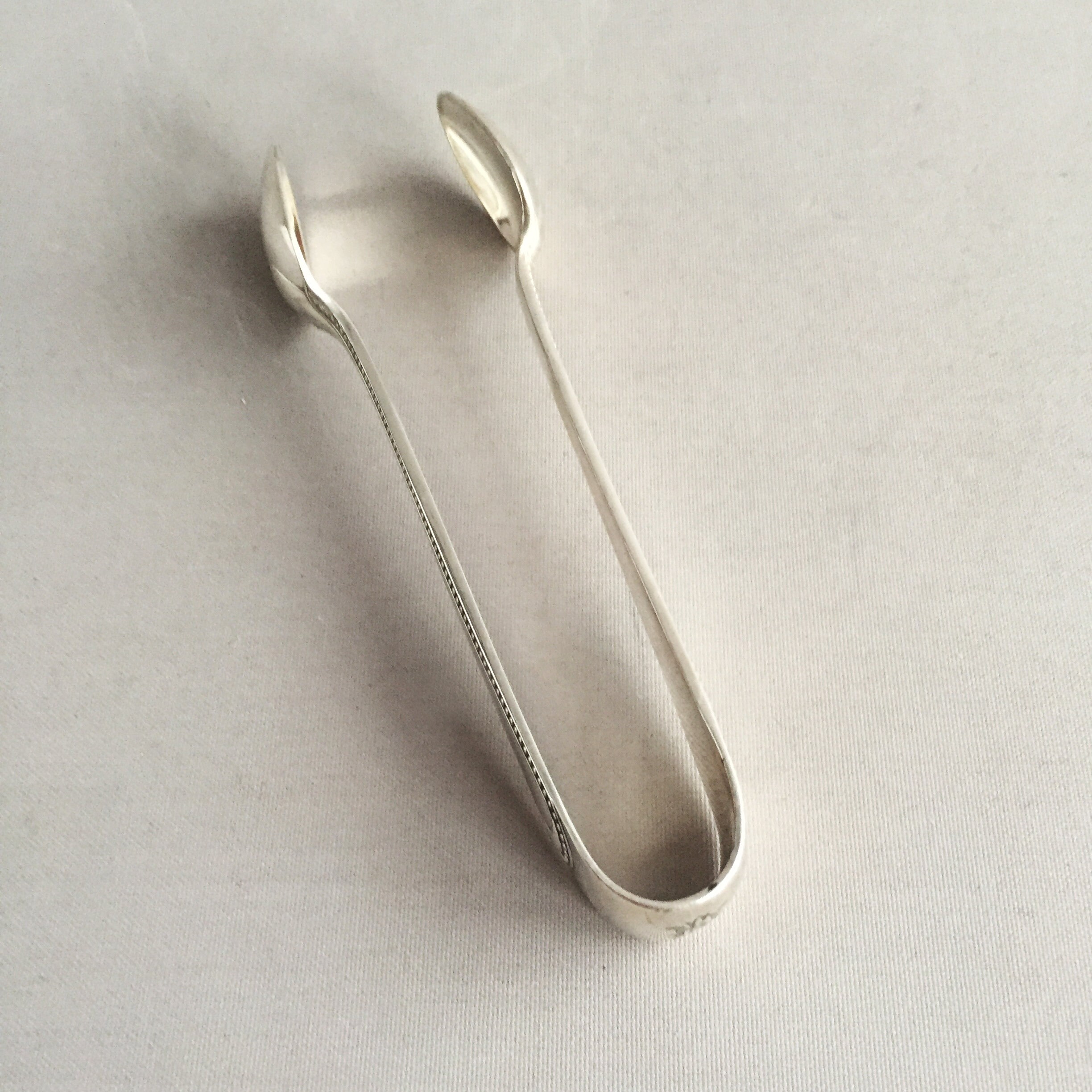 silver sugar tongs