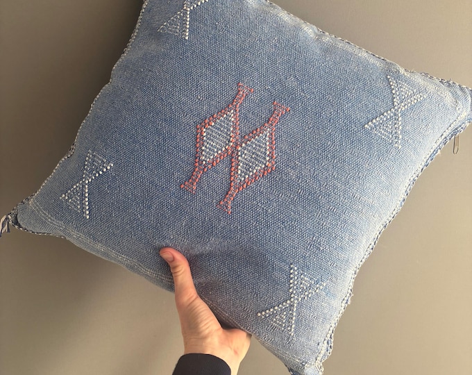Moroccan cactus silk cushion Sabra Silk cushion