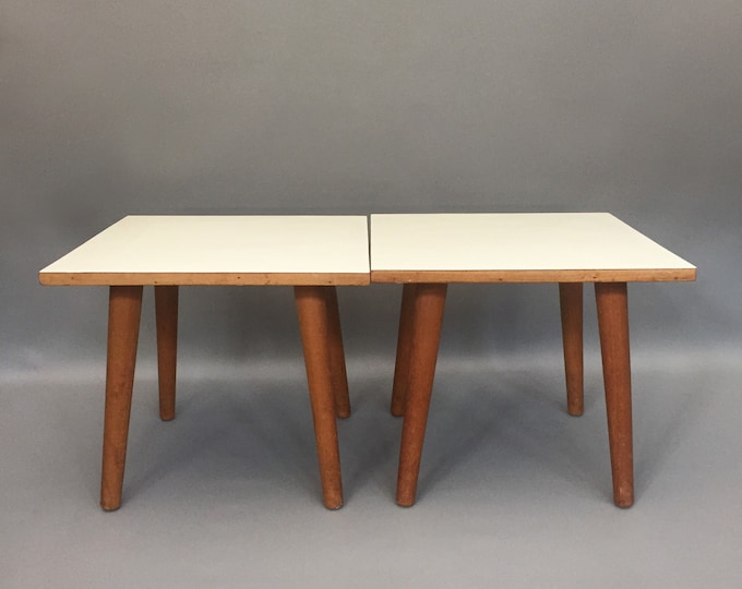 1960s formica top side tables/ coffee table