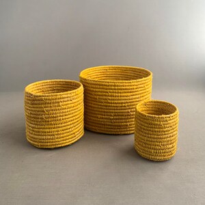 woven plant basket trio