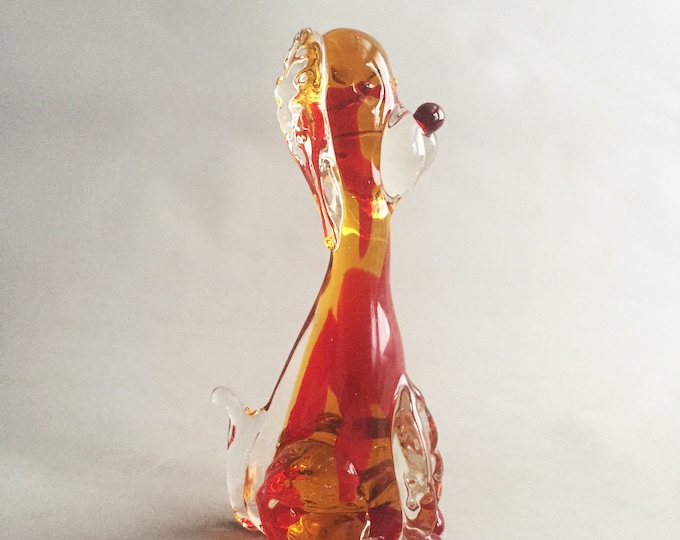 Murano glass poodle