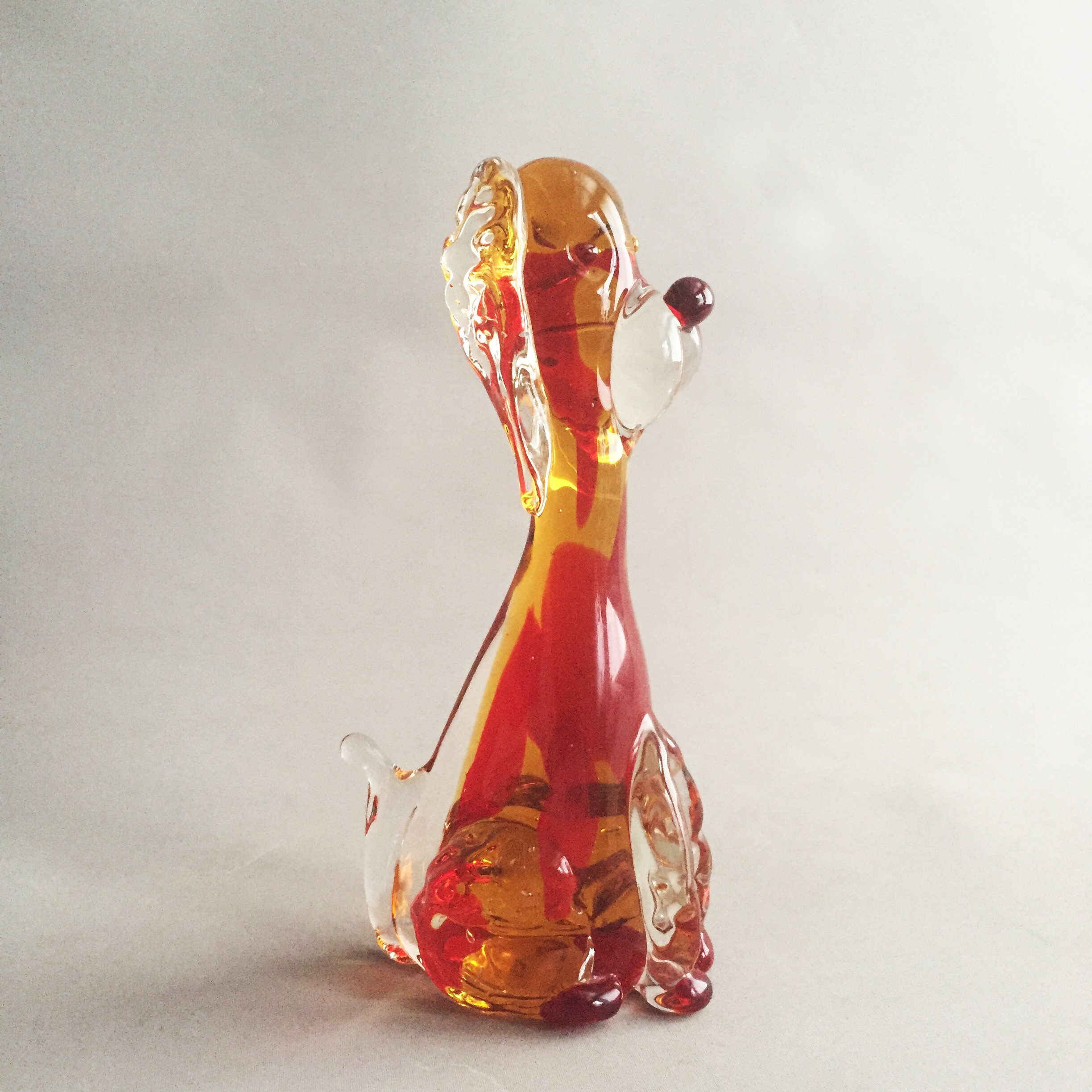 Murano glass poodle