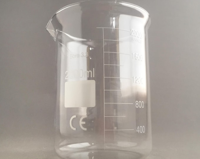 borosilicate glass Griffin-style low-form beaker
