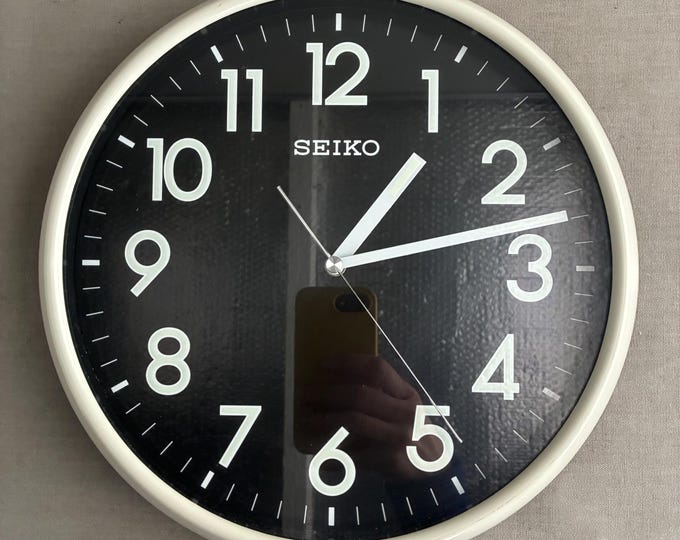 1970s Seiko wall clock
