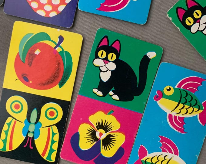 1970s picture dominoes in original box