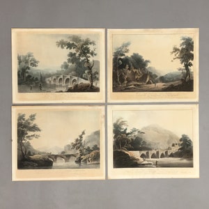 hand coloured engravings 1794