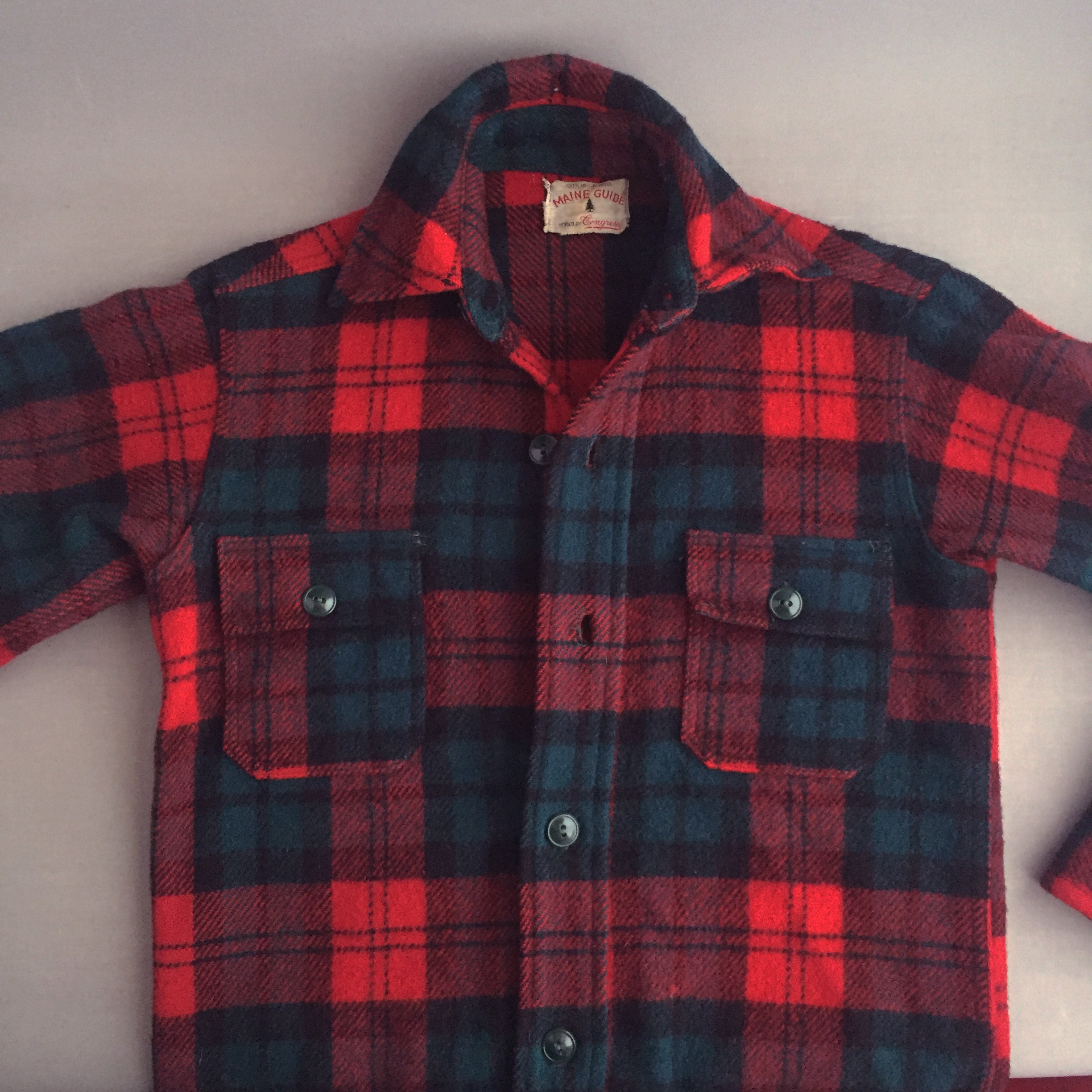 Pure wool shirt by Maine Guide 100 virgin wool