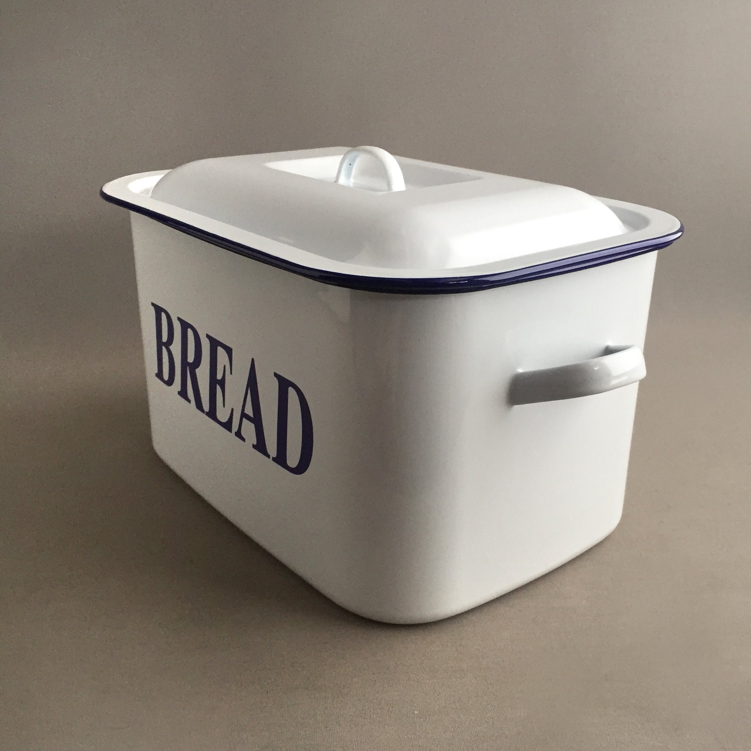 enamel bread bin