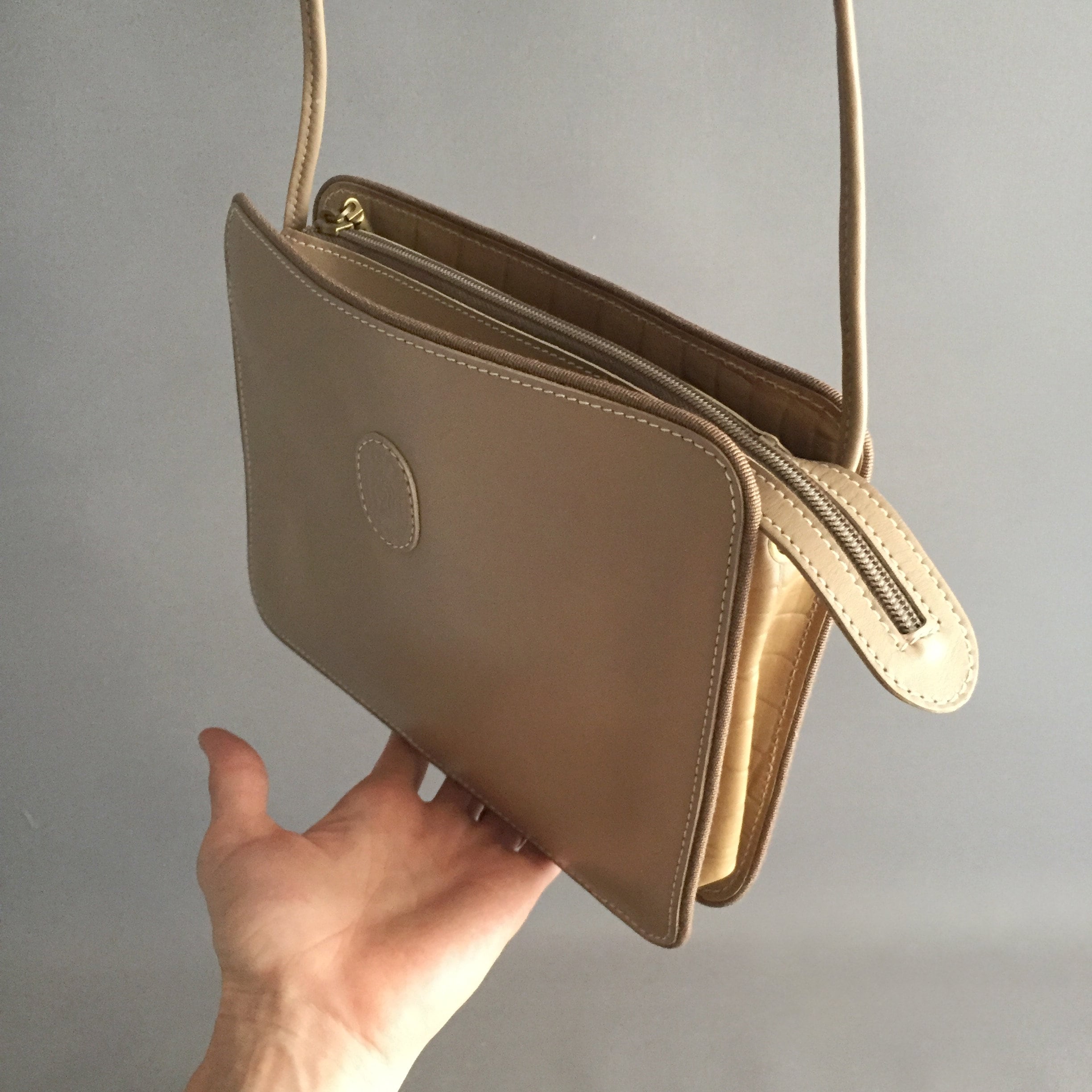 Italian leather handbag