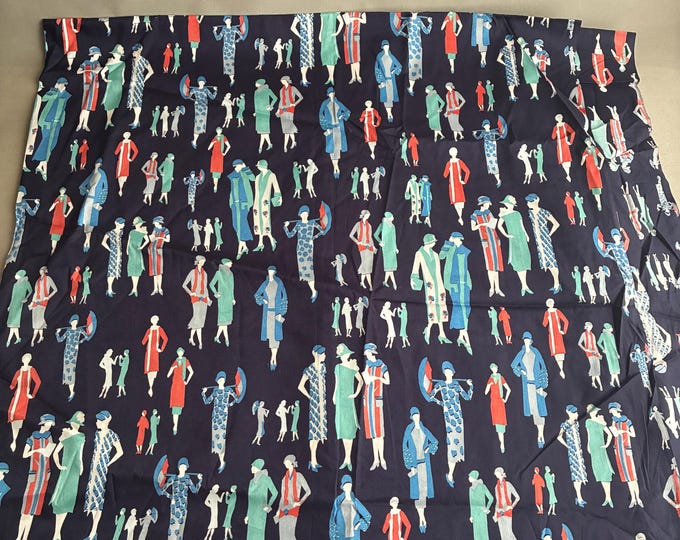 3 meters Liberty tana Lawn 1930s lady fabric