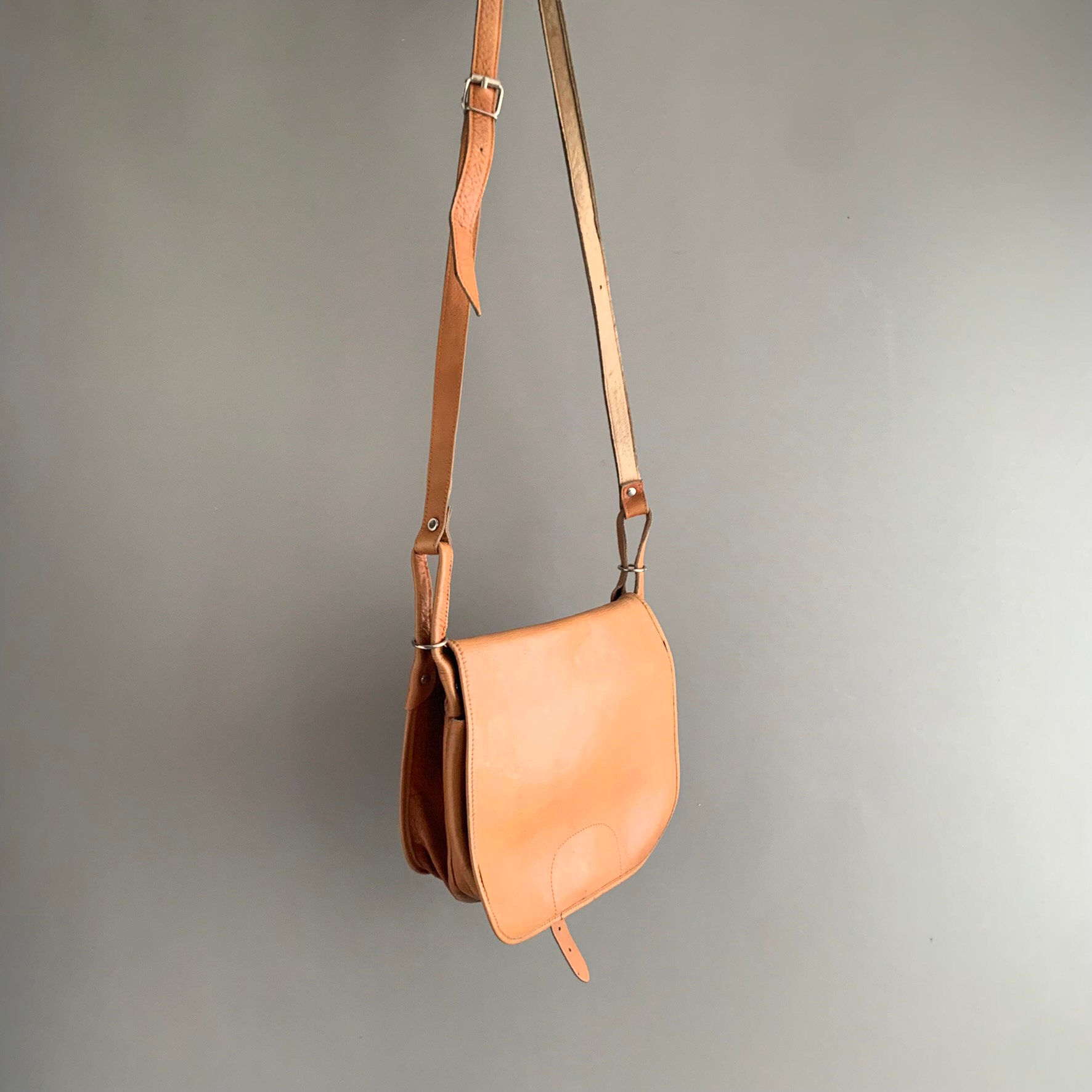 leather saddle bag