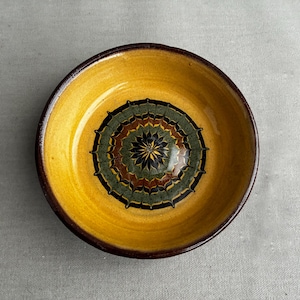 studio pottery trinket dish by John Brownhill Layham Pottery Suffolk