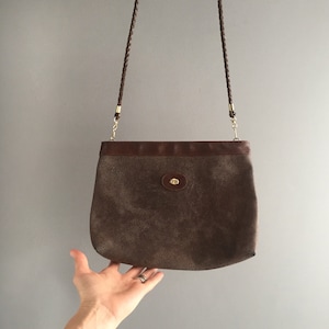 1980s leather shoulder bag