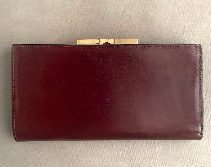 1980s leather wallet