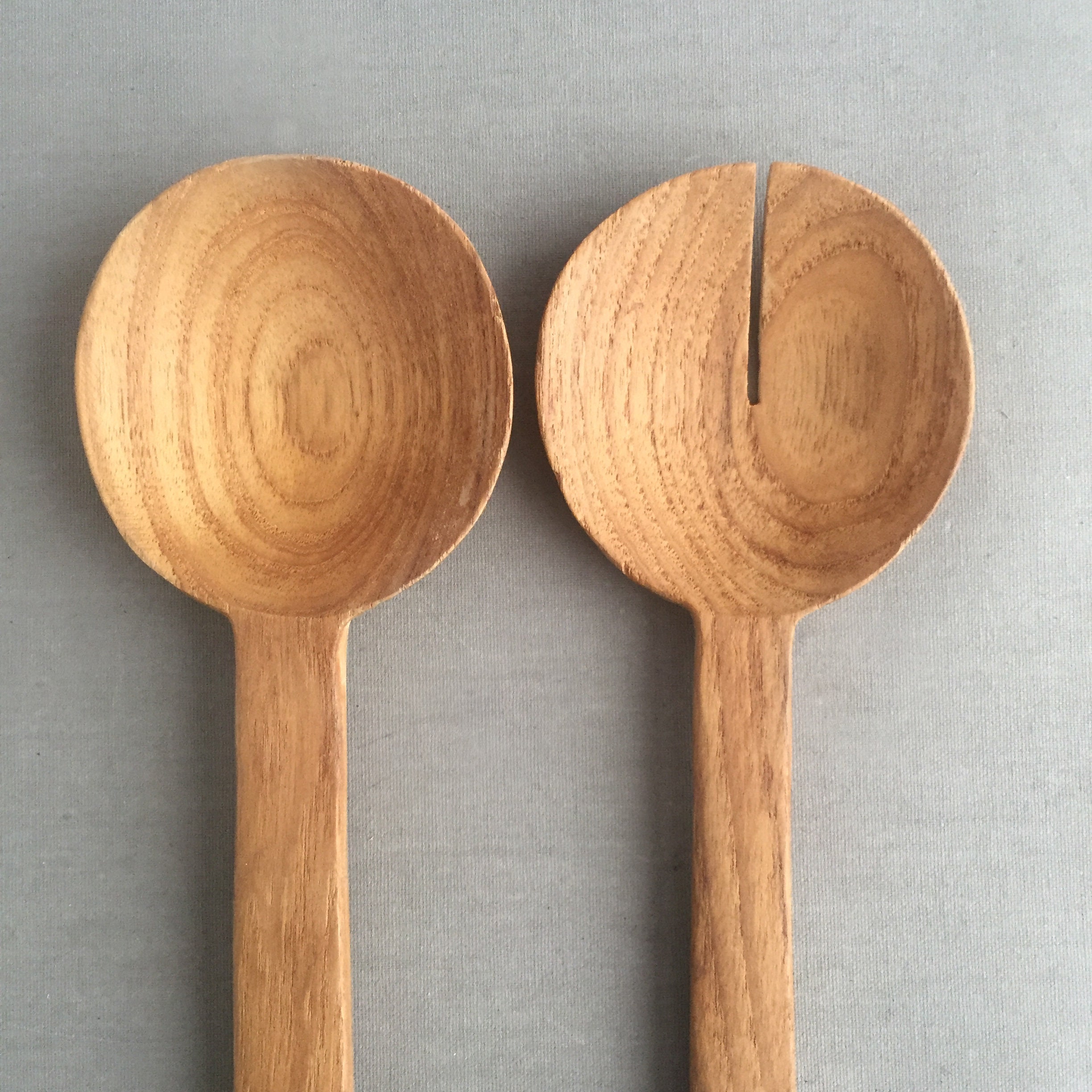 wooden salad servers
