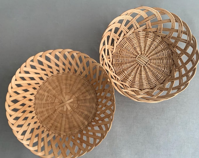 vintage woven baskets