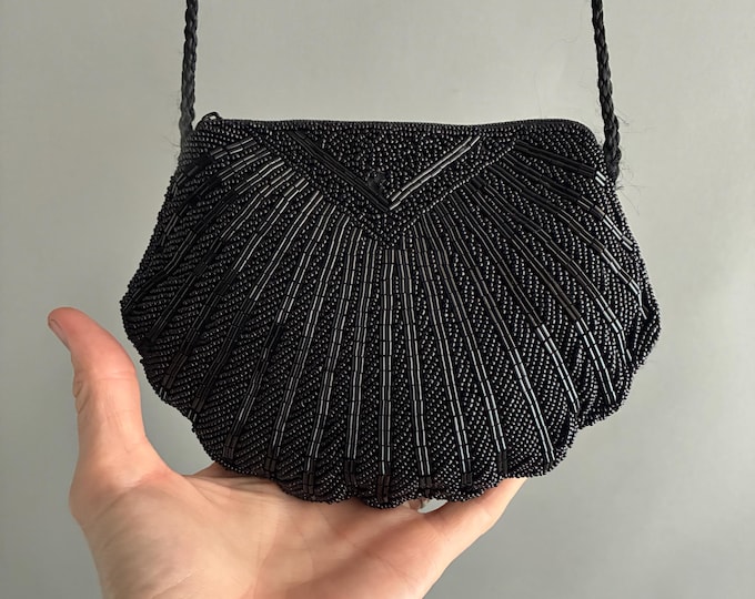 deco style beaded evening bag