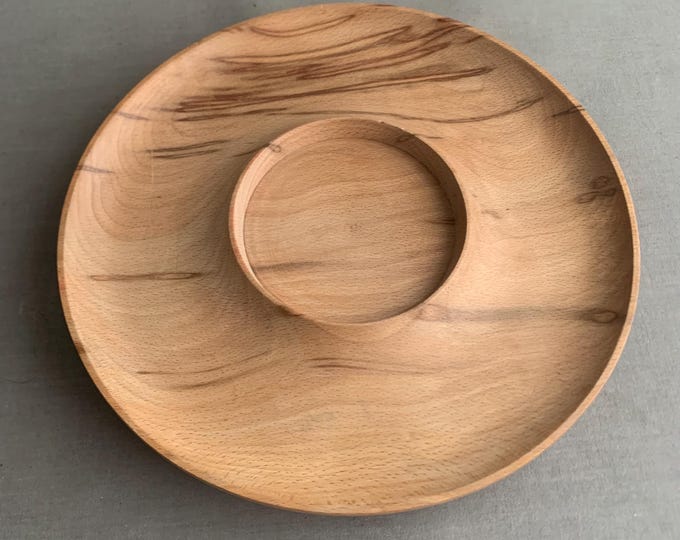 hand turned wooden dish