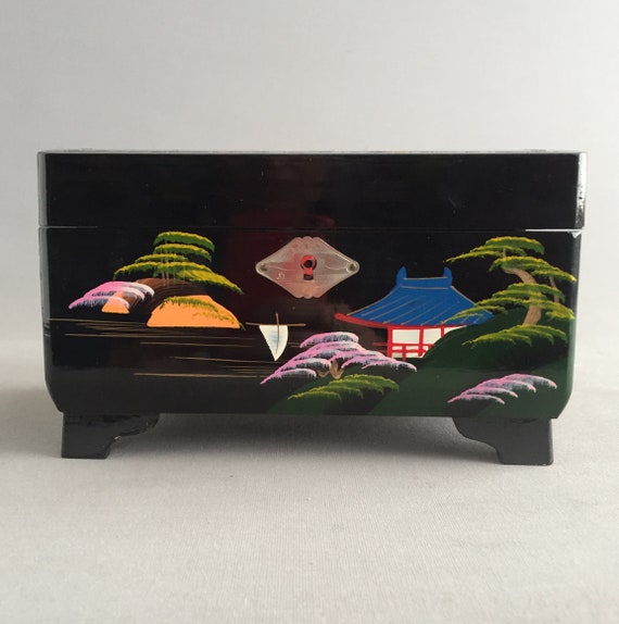 vintage music box