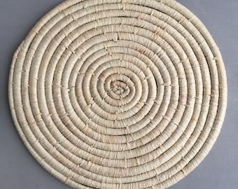 Set of 6 natural woven place mats