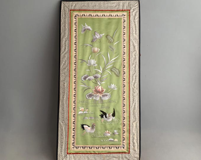 silk embroidery picture