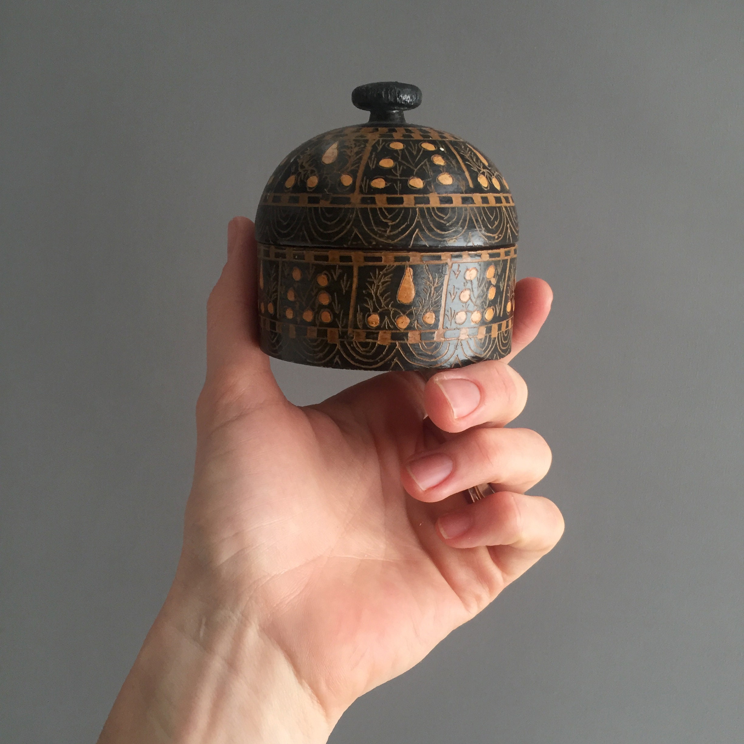 little wooden trinket box