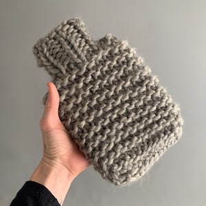 wool knitted water bottle cover