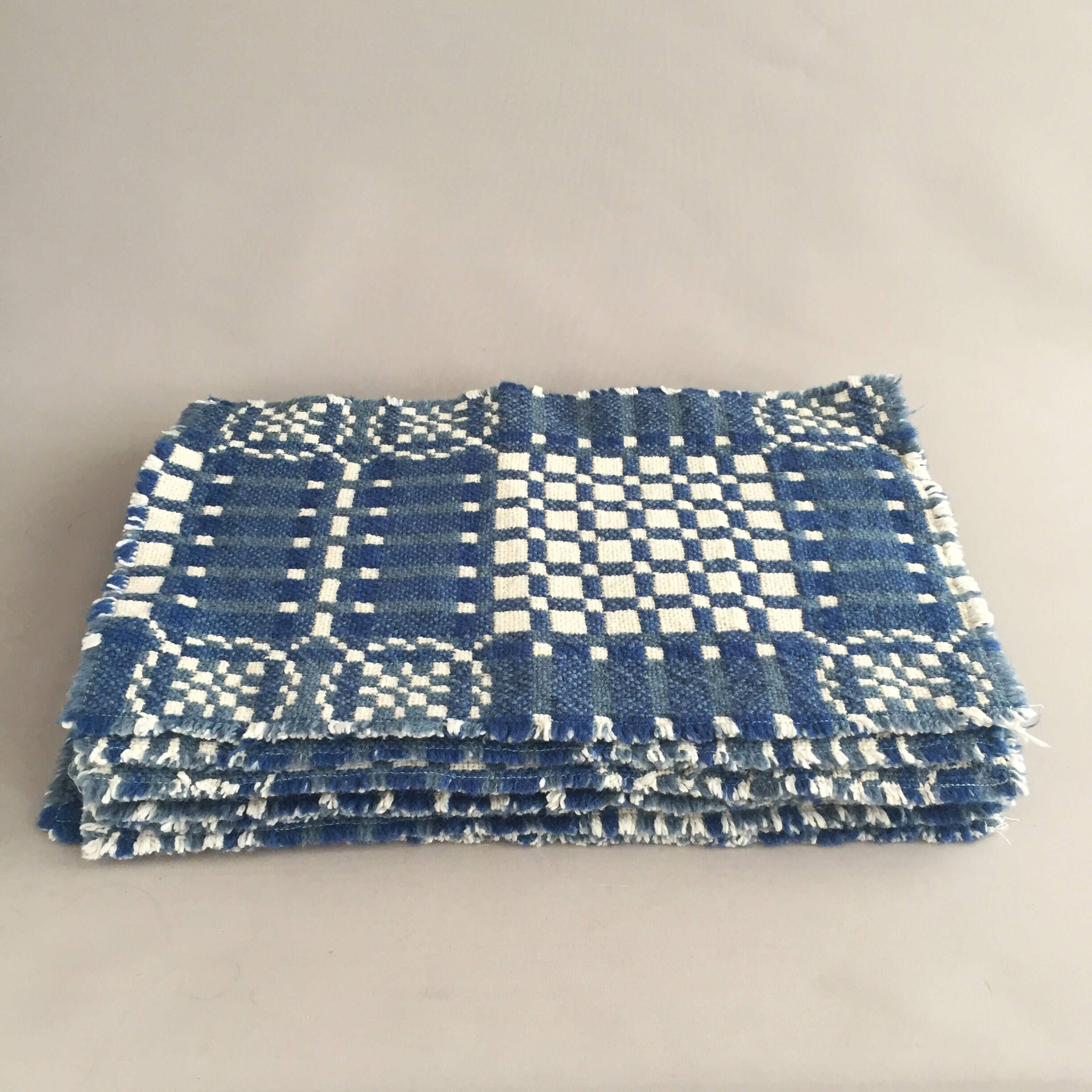Welsh woven place mats x 8