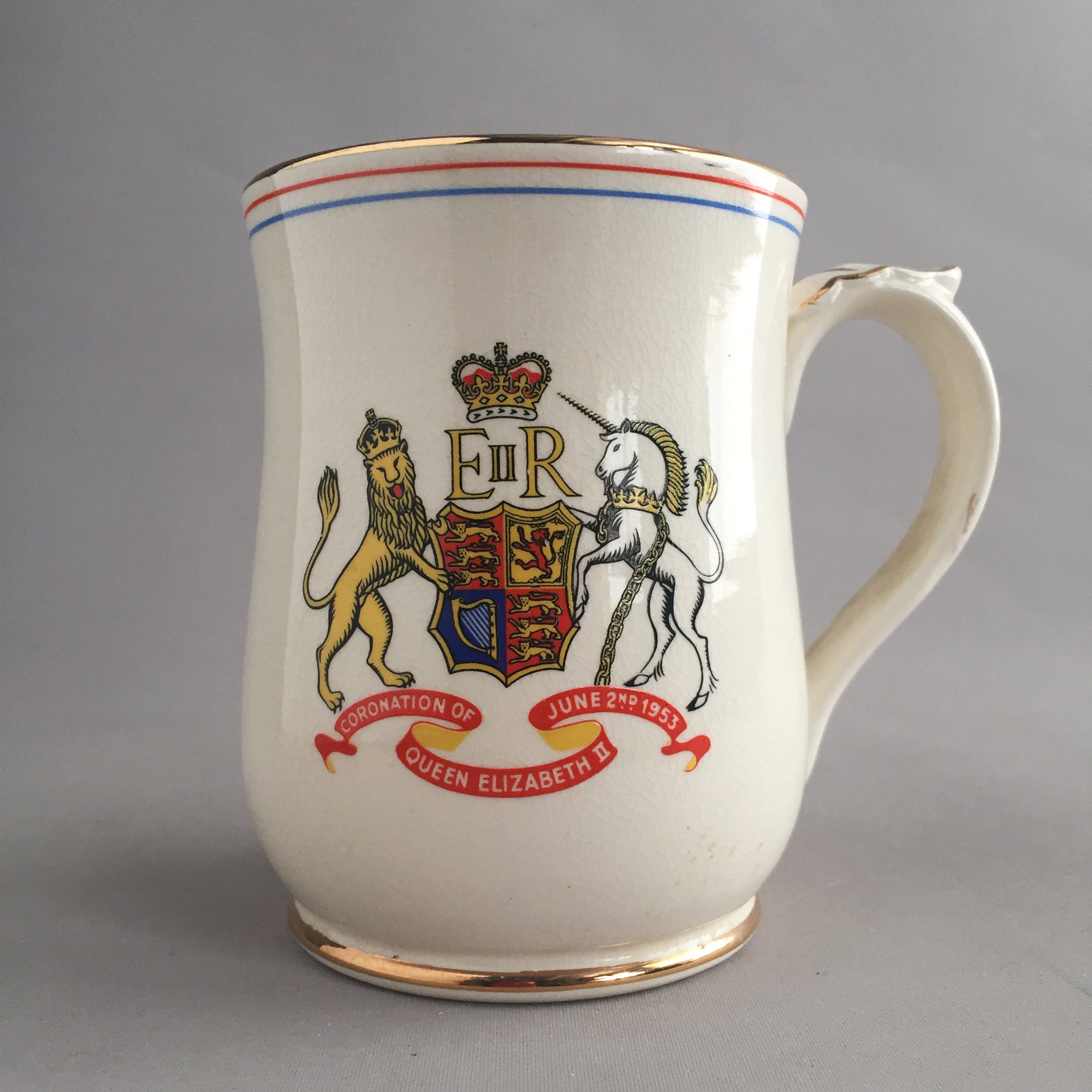 Royal mug made by Wade