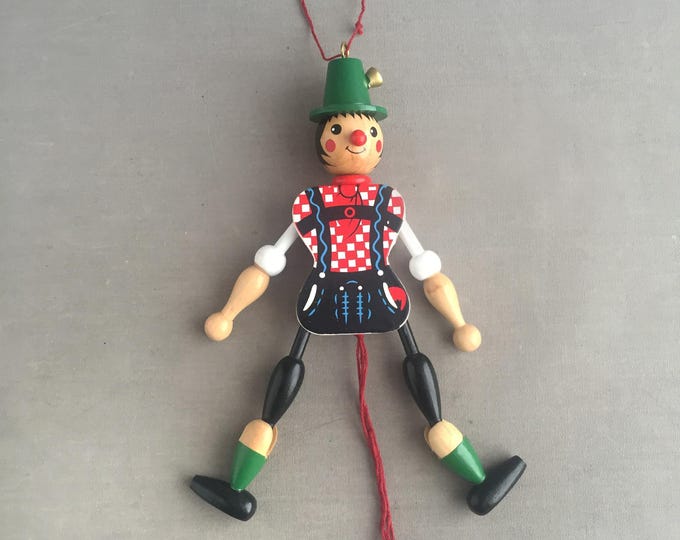 Jumping Jack wooden toy made in Germany